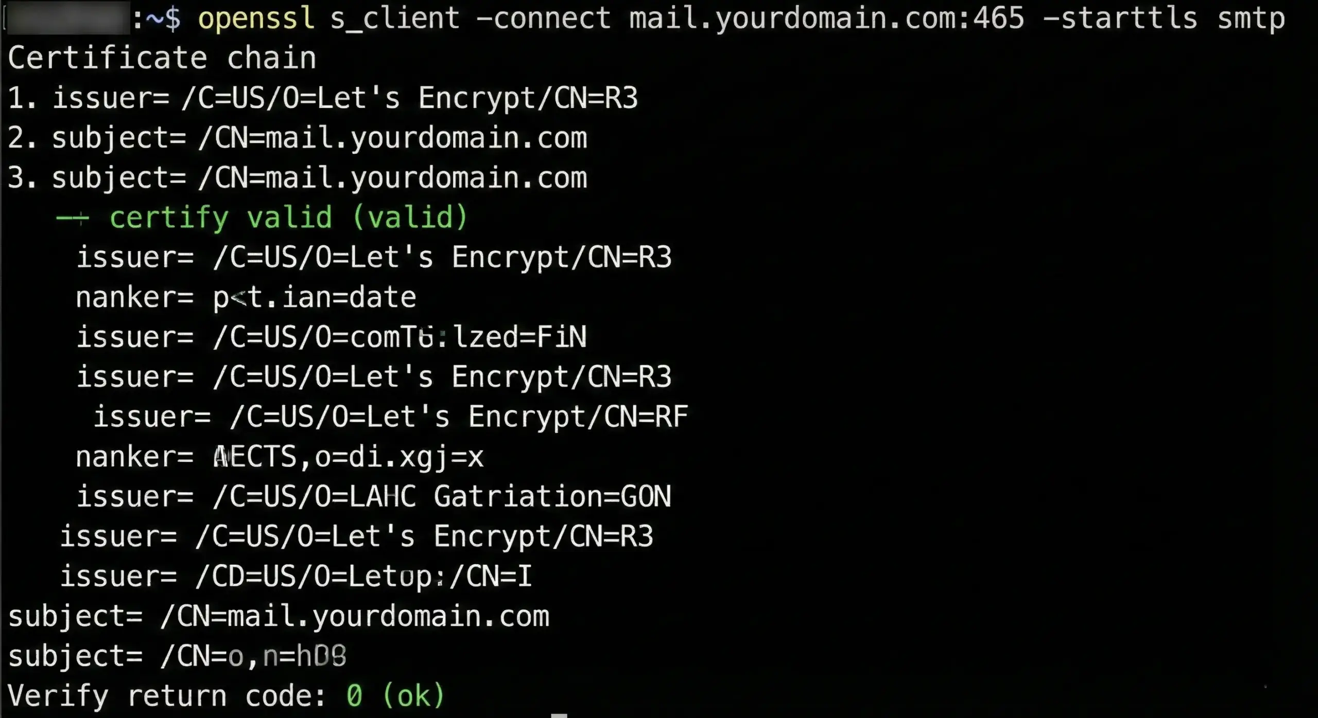 “Cannot Verify Server Identity” Error solving For Linux Mail Servers (Postfix/Dovecot) Problem type - Verify SSL configuration