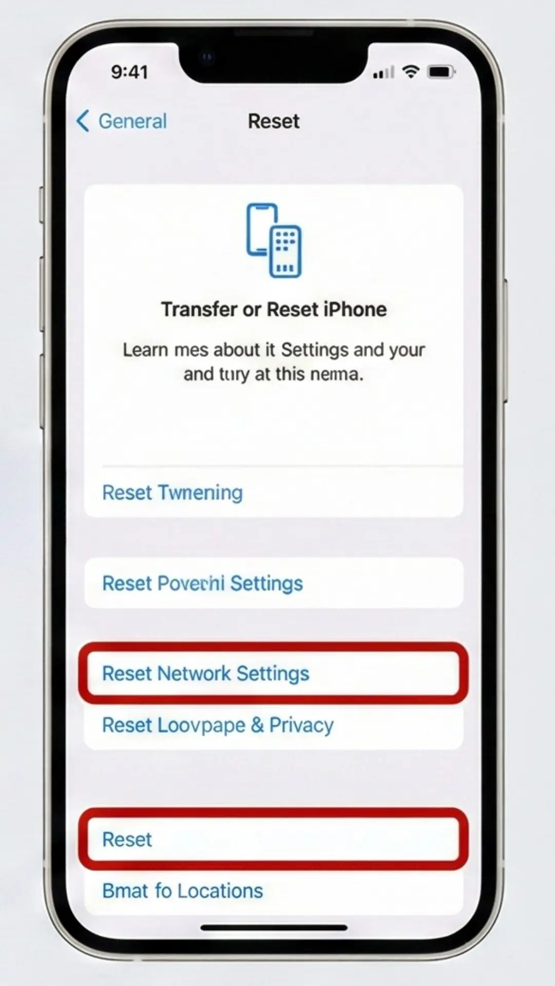 “Cannot Verify Server Identity” Error solving For iPhone / iPad (iOS 18) Users. Problem type - Reset Network Settings