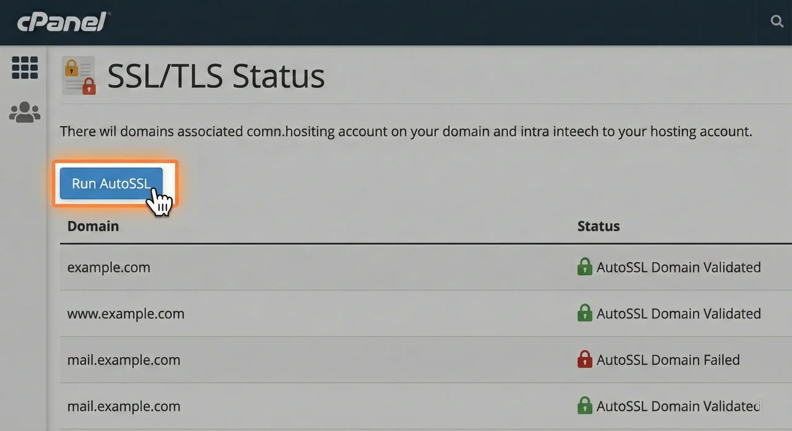 “Cannot Verify Server Identity” Error solving For Website / Mail Server Administrators Problem type - Enable Auto-Renew