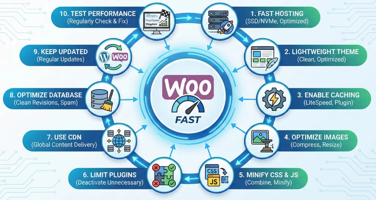 How to Optimize WooCommerce Speed (10 Step Flow)